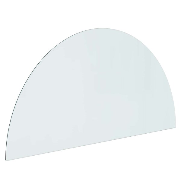 vidaXL Plaque en verre de cheminée Transparent 1200 x 600 mm Verre