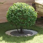 vidaXL Pot en métal galvanisé Galvanisé Acier galvanisé Grand Simple