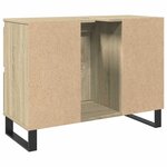 vidaXL Armoire salle de bain chêne sonoma 80x33x60cm bois d'ingénierie