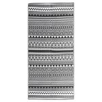 vidaXL Tapis d'extérieur ARAKIL Noir 80x150 cm PP