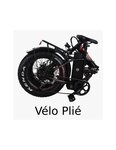 Wegoboard - vélo superbike + 1 batterie supplémentaire (jusqu'à 120 km d'autonomie) - noir