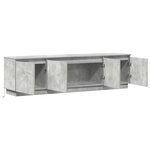 vidaXL Meuble TV Gris béton 180 x 38 x 49 cm Bois d'ingénierie