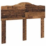 vidaXL Cadre de lit Bois ancien 120 x 190 cm Bois d'ingénierie