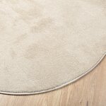 vidaXL Tapis "HUARTE" à poils courts doux et lavable beige 100x200 cm