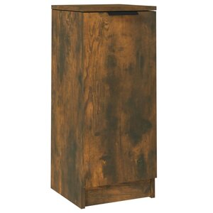 vidaXL Buffet Chêne fumé 30x30x70 cm Bois d'ingénierie
