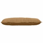 vidaXL Coussin de Dos Marron 100 x 50 cm Tissu en velours côtelé
