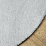 vidaXL Tapis "HUARTE" gris 160x230 cm ovale
