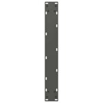 vidaXL Pieds de table de bar en U 2 pièces Anthracite 60 x (90-91) cm Acier