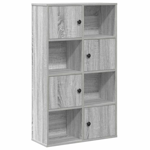vidaXL Bibliothèque sonoma gris 60x24x101 5 cm bois d'ingénierie