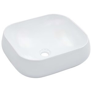 vidaXL Lavabo 44 5 x 39 5 x 14 5 cm Céramique Blanc