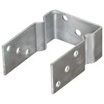 vidaXL Piquets de clôture 6 Pièces Argenté 10x6x15 cm Acier galvanisé