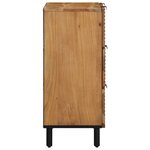 vidaXL Ensemble de buffet 2 Pièces Naturel Bois d'Acacia Massif