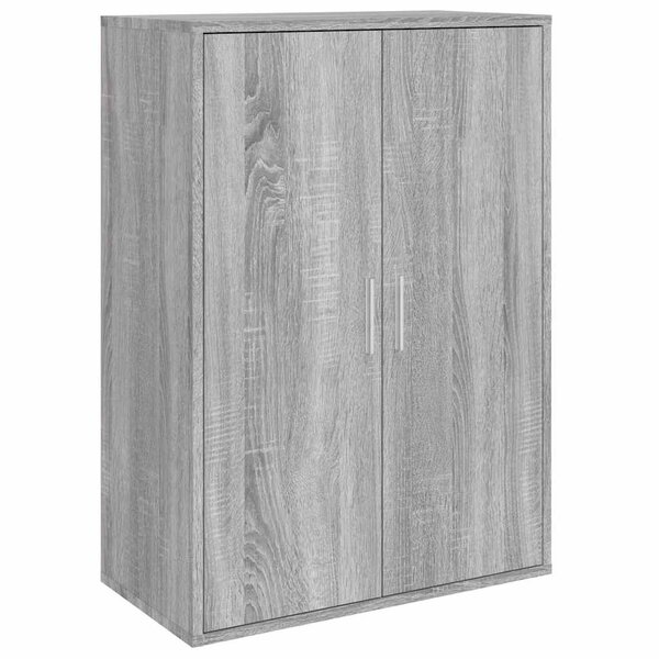 vidaXL Buffet sonoma gris 60x31x84 cm bois d'ingénierie