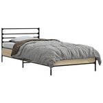 vidaXL Cadre de lit Chêne Sonoma 80 x 200 cm Bois d'ingénierie