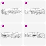 vidaXL Ensemble de canapés d'extérieur 11 Pièces Naturel et Anthracite