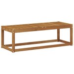 vidaXL Banc de Jardin Bois d'Acacia Massif Naturel 115 x 43 x 37 cm