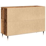 vidaXL Buffet Bois ancien 101.5 x 35 x 70 cm Bois d'ingénierie