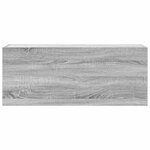 vidaXL Armoire murale de bain sonoma gris 100x25x40 cm bois ingénierie