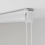 vidaXL Store enrouleur de douche avec cassette largeur du tissu 106 cm