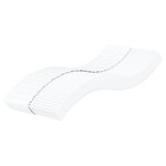vidaXL Lit de jour avec matelas gris clair 90x200 cm tissu