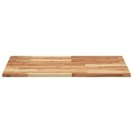 vidaXL Dessus de table rectangulaire 100x60x2 cm bois massif d'acacia
