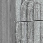 vidaXL Cabinet de chevet avec tiroir Sonoma gris 43 x 34 5 x 48 cm