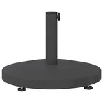 vidaXL Socles de parasol d'extérieur Gris foncé 48 x 48 x 32 cm