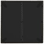 vidaXL Ensemble à manger de jardin avec coussins 3 Pièces Noir