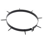 vidaXL Pince d'aérateur de gazon avec pointes 5 pc Ø 320 mm Acier