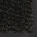 vidaXL Paillasson rectangulaire 80 x 120 cm Noir