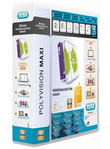 classeur à anneaux POLYVISION Maxi dos de 40 mm ann 25 mm ELBA