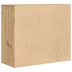 vidaXL Buffet chêne artisanal 80x33x70 cm bois d'ingénierie