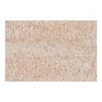 Coussin fourrure artificielle blanc 45 x 45 cm