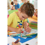 Crayon WOODY 3 en 1 Extra large vermillon STABILO