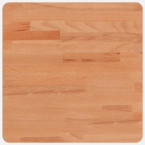 vidaXL Dessus de table 40x40x4 cm carré bois massif de hêtre
