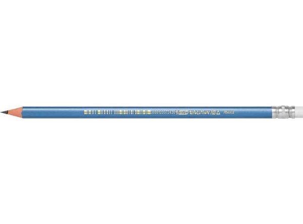 Crayon graphite 'Evolution Triangle'  avec gomme  HB BIC