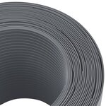 vidaXL Brises-vues de jardin 10 Pièces gris 252 5x19 cm PVC