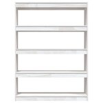 vidaXL Bibliothèque/Séparateur de pièce Blanc 100x30x135 5 cm Pin