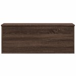 vidaXL Boîte de rangement chêne marron 90x35x35 cm bois d'ingénierie