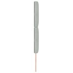 vidaXL Tête de Lit LED Gris Clair 90 cm Velours