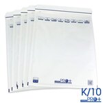 Lot de 50 enveloppes à bulles pro+ blanches k/10 format 340x470 mm