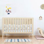 Lit bébé KIPPY 60 x 120 gris et naturel