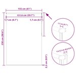 vidaXL Store enrouleur occultant café 155x230 cm largeur du tissu