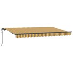 vidaXL Auvent Rétractable Multicolore 400 x 200 cm