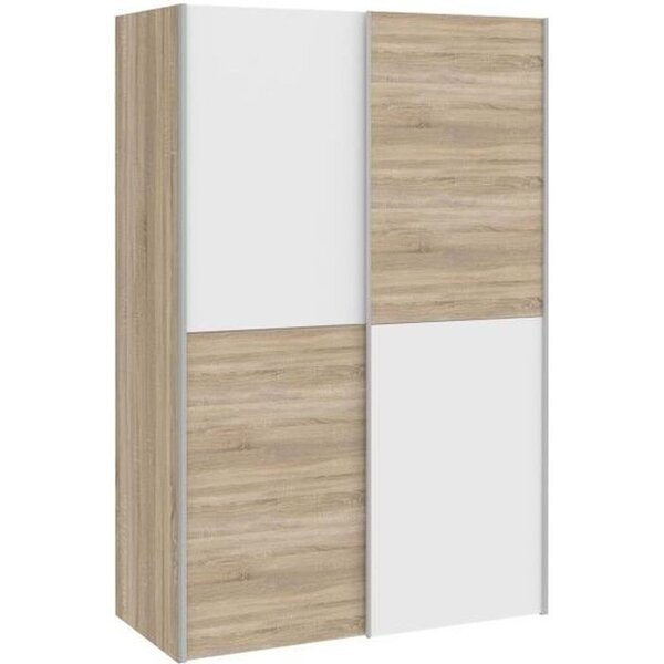 Armoire 2 portes coulissantes - 120 x 61 2 x 190 5 cm - OZZULA
