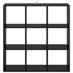 vidaXL Bibliothèque Chêne noir 102 x 32 x 102 cm