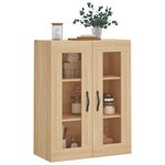 vidaXL Armoire murale chêne sonoma 69 5x34x90 cm bois d'ingénierie