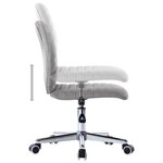 vidaXL Chaises à manger lot de 6 gris clair tissu