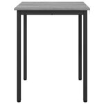 vidaXL Table de salle à manger / Table de repas MÉTAL