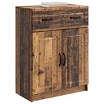 vidaXL Buffet Bois ancien 66 x 34 5 x 87 cm Bois d'ingénierie